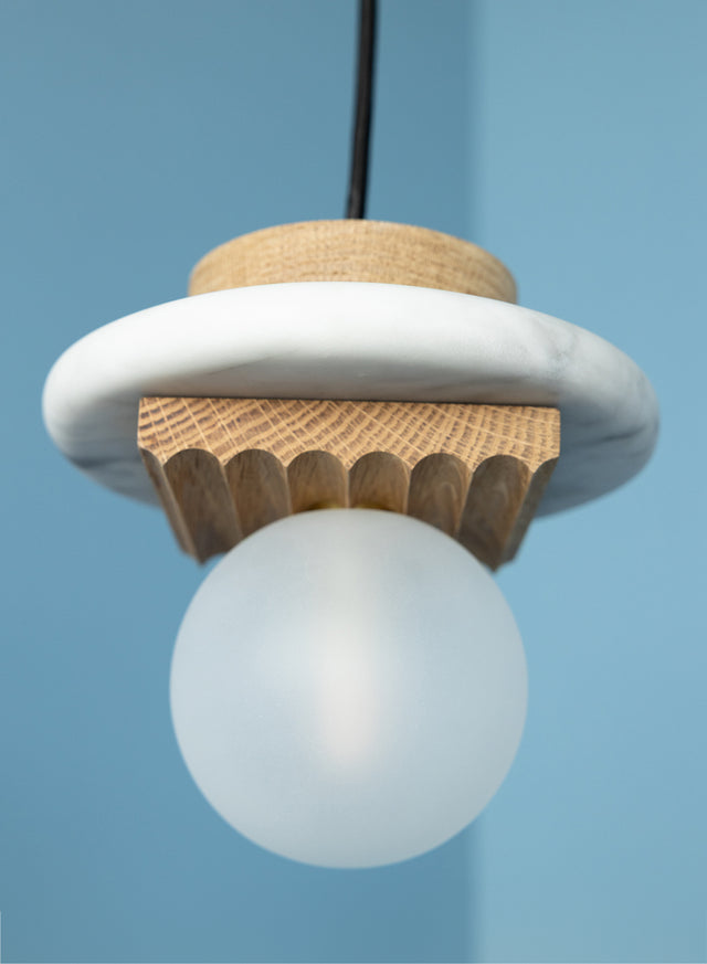 HANGING POSTRE Carrara | Pendant Light
