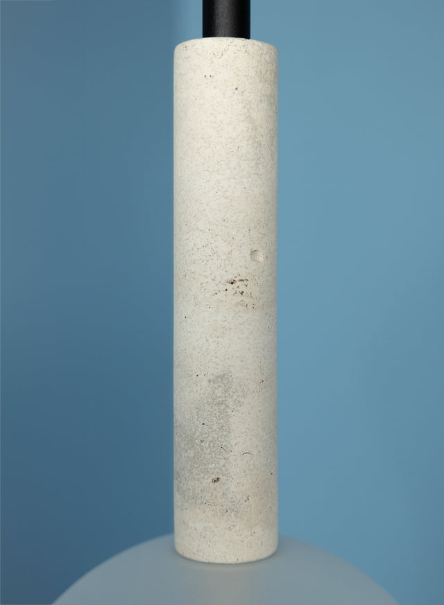 TRAVERTINE BALL 15 | Pendant Light