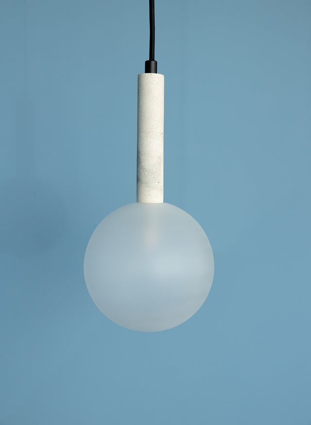 TRAVERTINE BALL 15 | Pendant Light