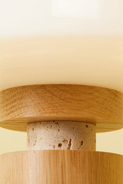FUNGI Table Travertine| Table Lamp