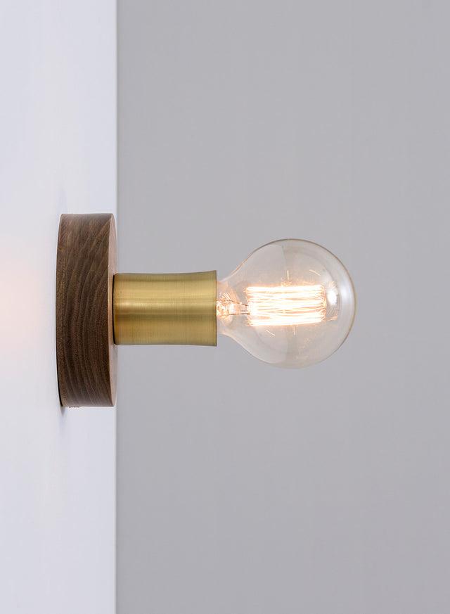 EDISON PLATE brass | Wall Light