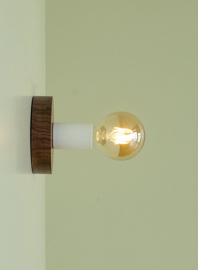 EDISON PLATE white | Wall Light