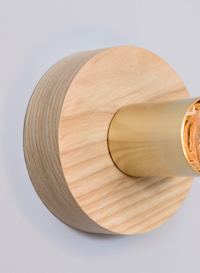 EDISON PLATE brass | Wall Light