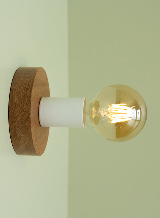 EDISON PLATE white | Wall Light