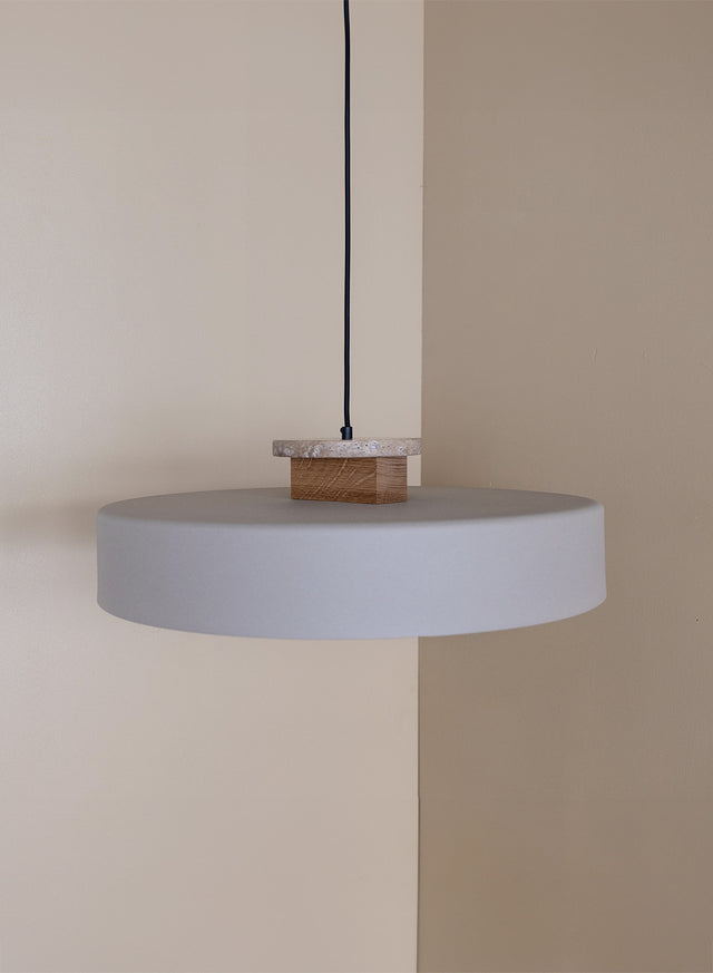 FLAT Travertine | Pendant Light