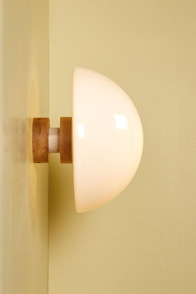 WALL FUNGI Travertine | Wall Light