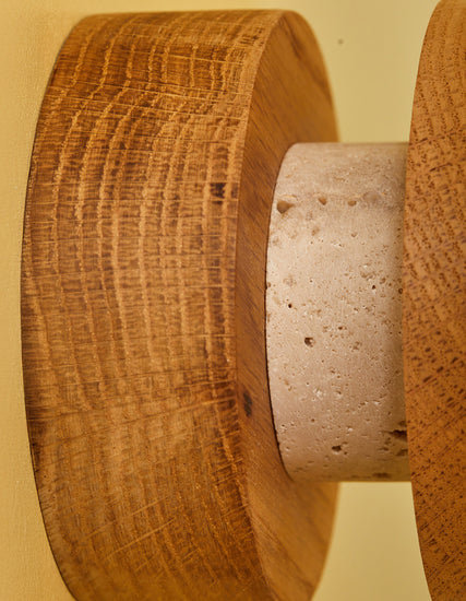 WALL FUNGI Travertine | Wall Light