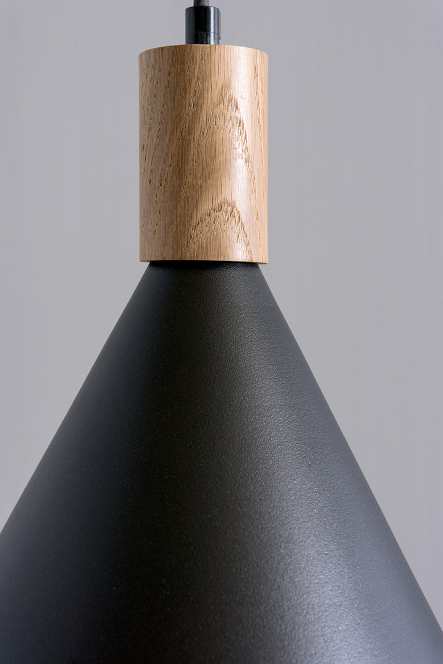 HANGING SMALL CONE oak | Pendant Light