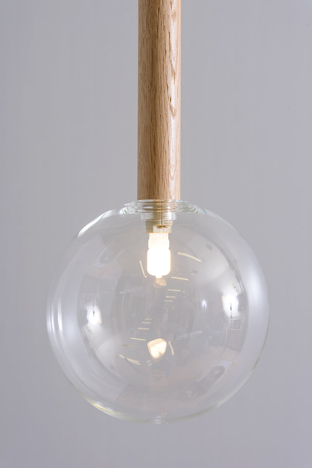 WOOD BALL 15 | Pendant Light