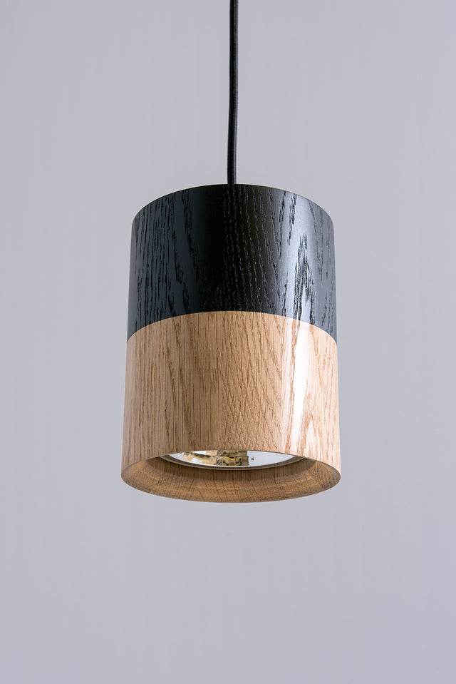 HANGING SPOT HALF BLACK | Pendant Light