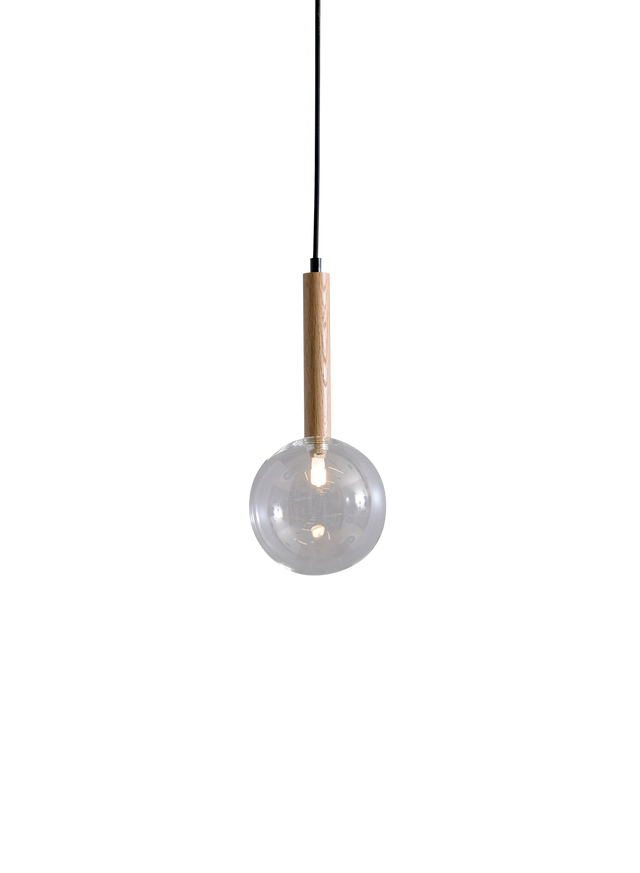 WOOD BALL 15 | Pendant Light