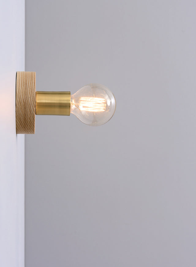EDISON PLATE brass | Wall Light