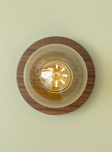 EDISON PLATE white | Wall Light