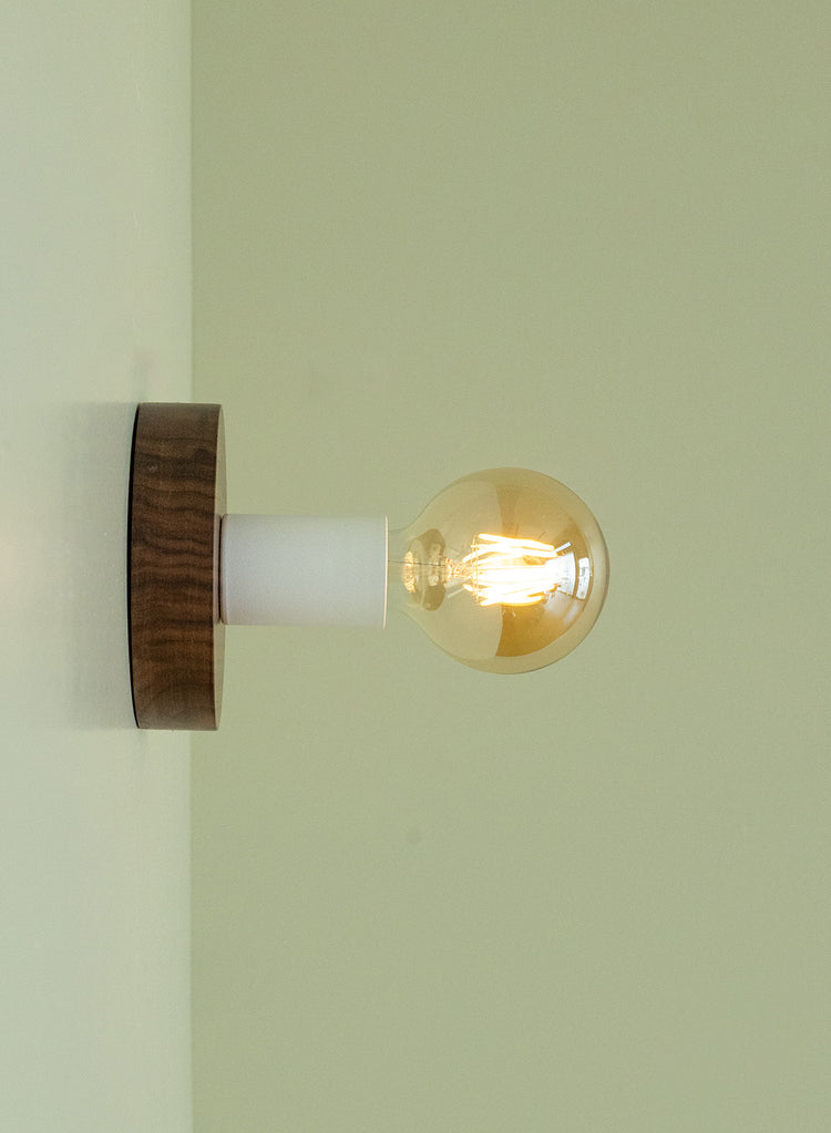 EDISON PLATE white | Wall Light