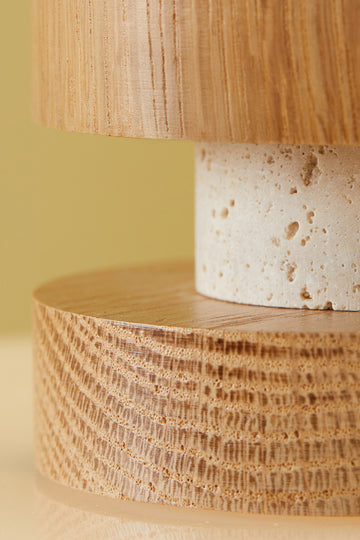 HANGING Fungi Travertine  | Pendant Light