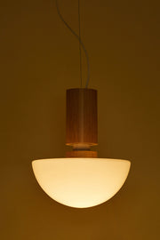 HANGING Fungi Travertine  | Pendant Light