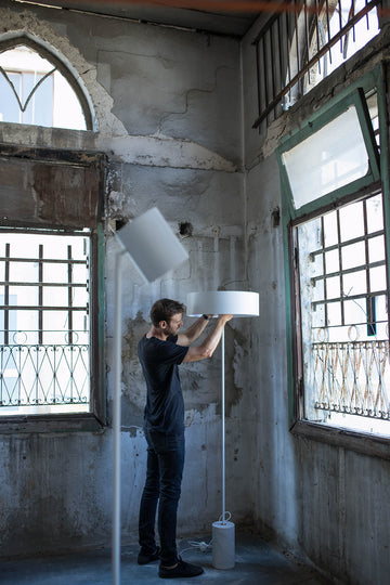 WEIB SHADE CARRARA | Floor Lamp