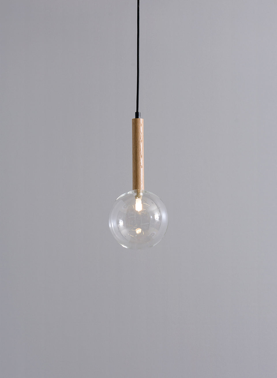 WOOD BALL 15 | Pendant Light