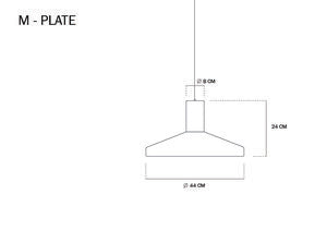 M-PLATE white