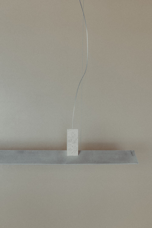 ZEBRA TRAVERTINE ALUM | גוף תאורה תלוי