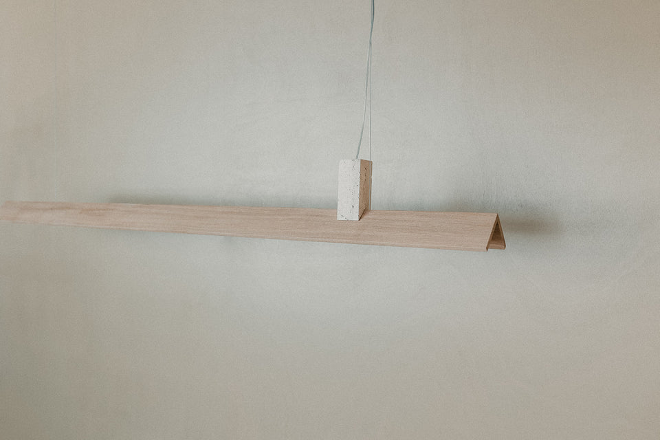 ZEBRA TRAVERTINE OAK | Pendant Light