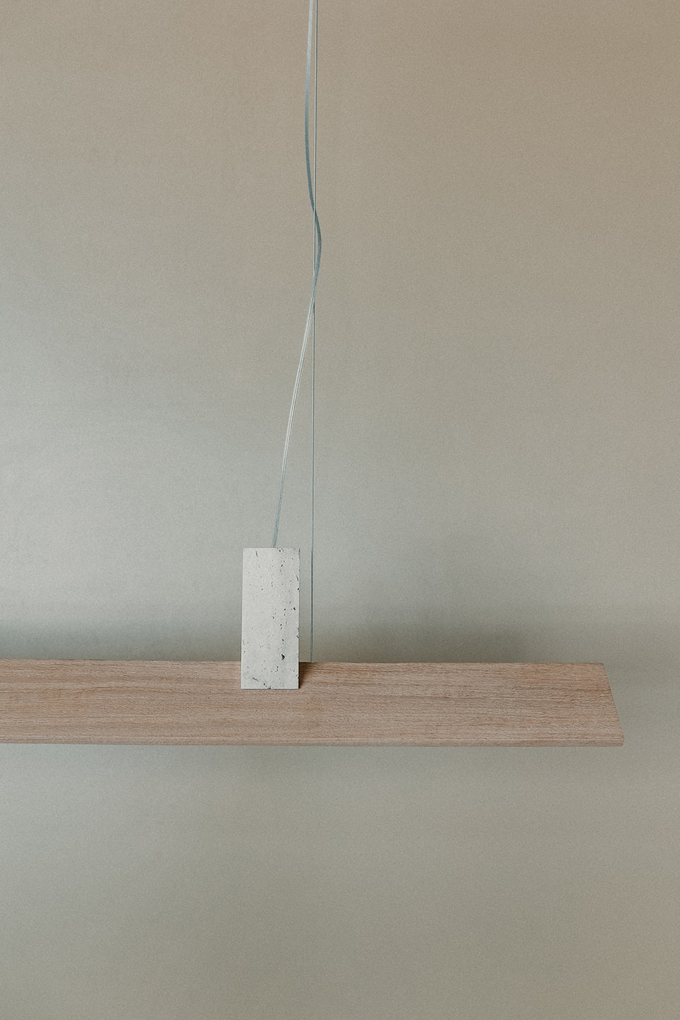 ZEBRA TRAVERTINE OAK | Pendant Light